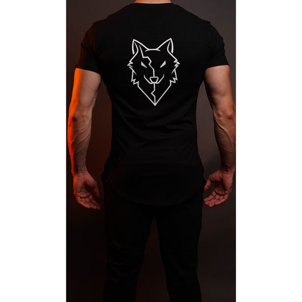 Reckless Wolf Tees -BLACK